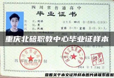 重慶北碚職教中心畢業(yè)證樣本與信息技術咨詢服務解析